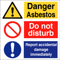 Asbestos Removal Signage